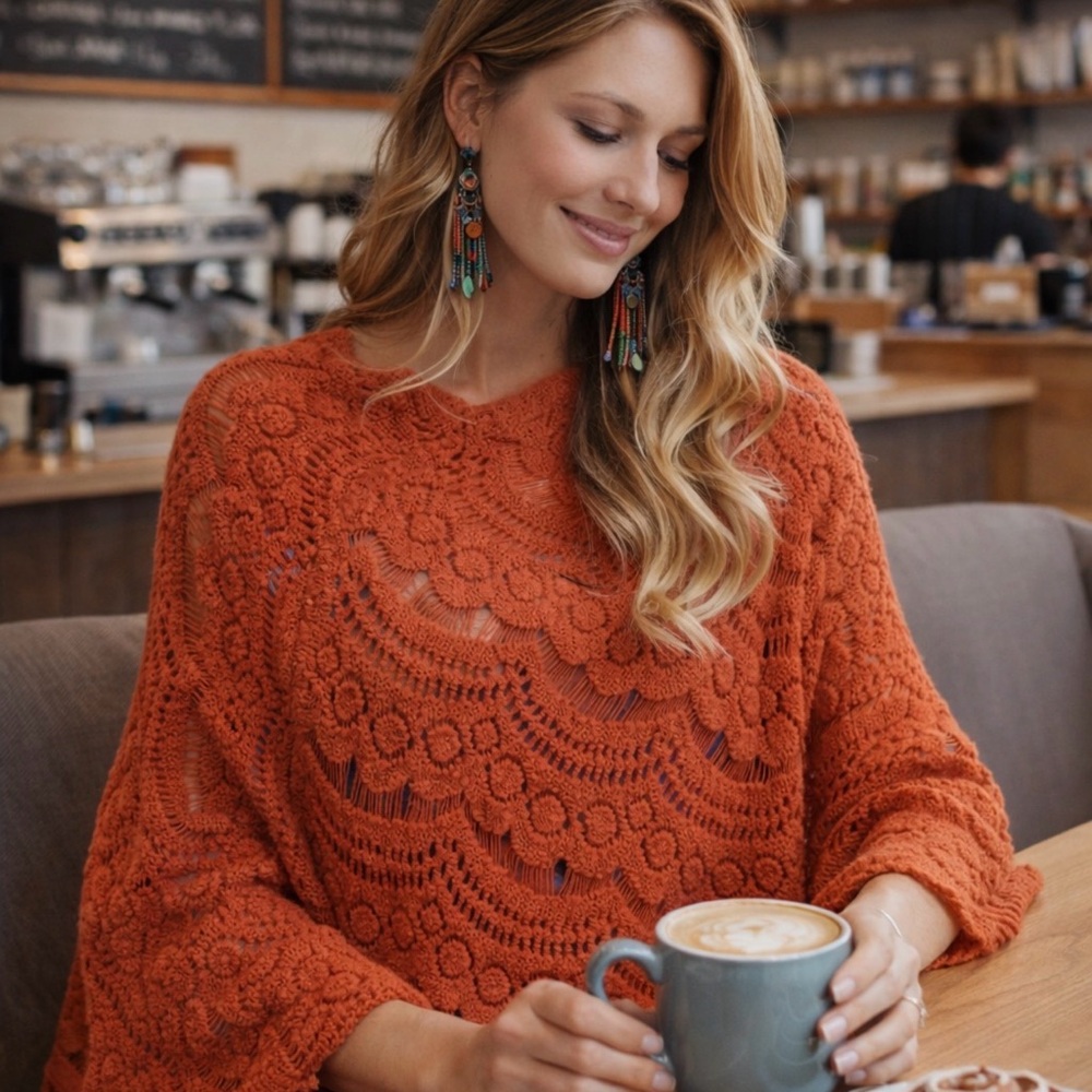 Rust Poncho - Picture 4 of 4